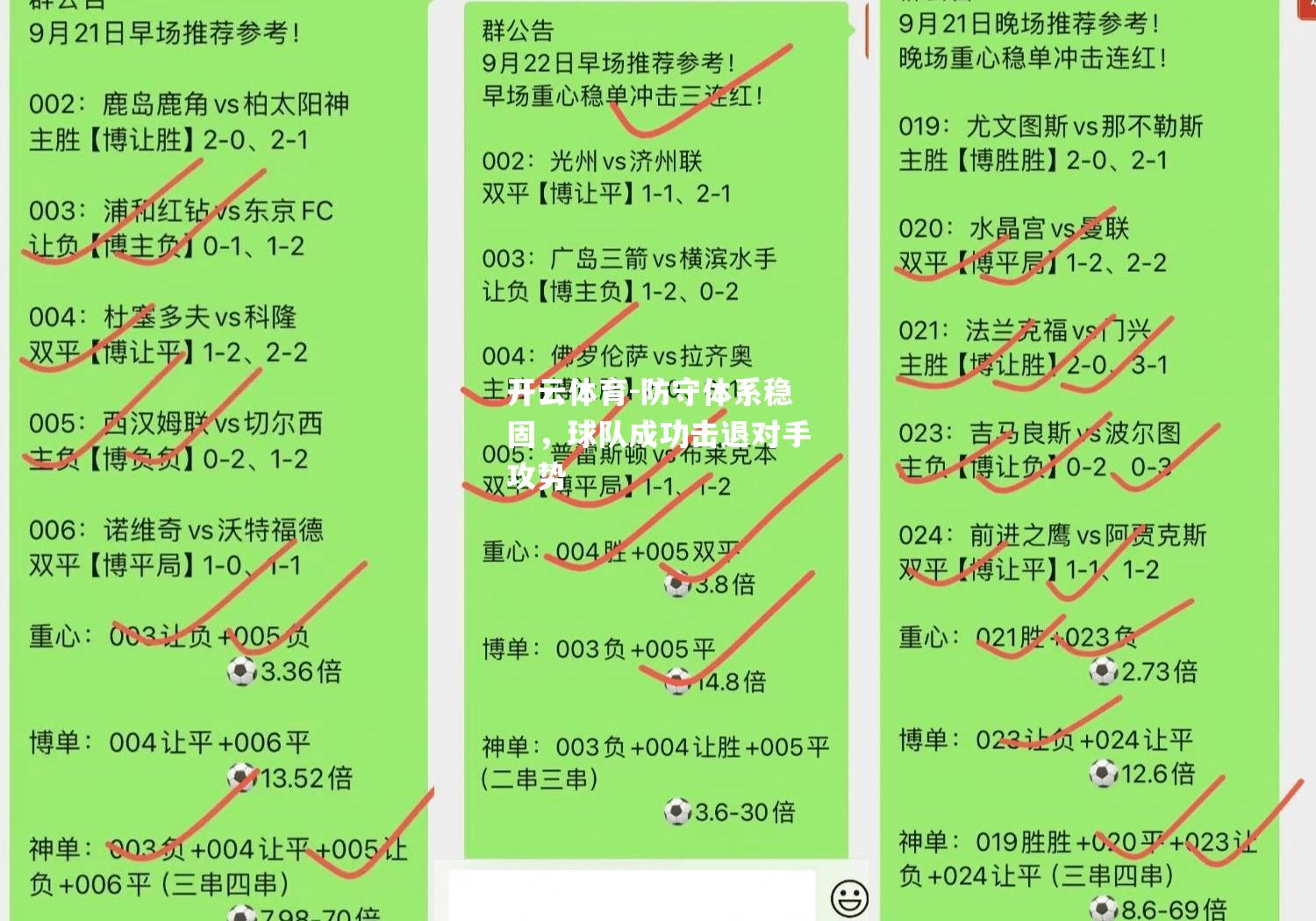 开云体育-防守体系稳固，球队成功击退对手攻势